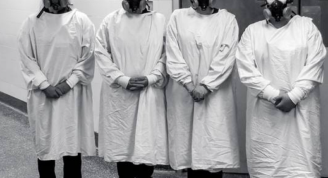 Respiratory nurses in masks