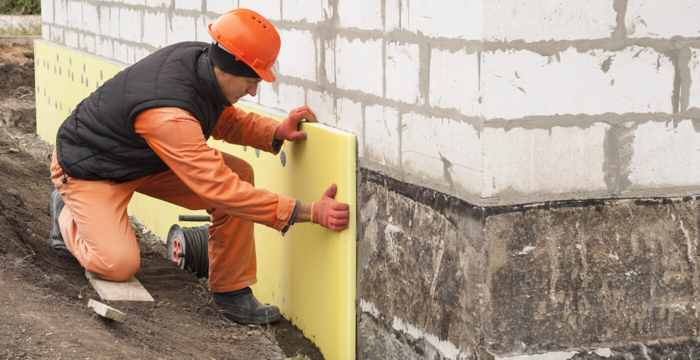 Construction worker outdoors