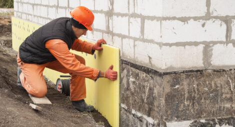 Construction worker outdoors