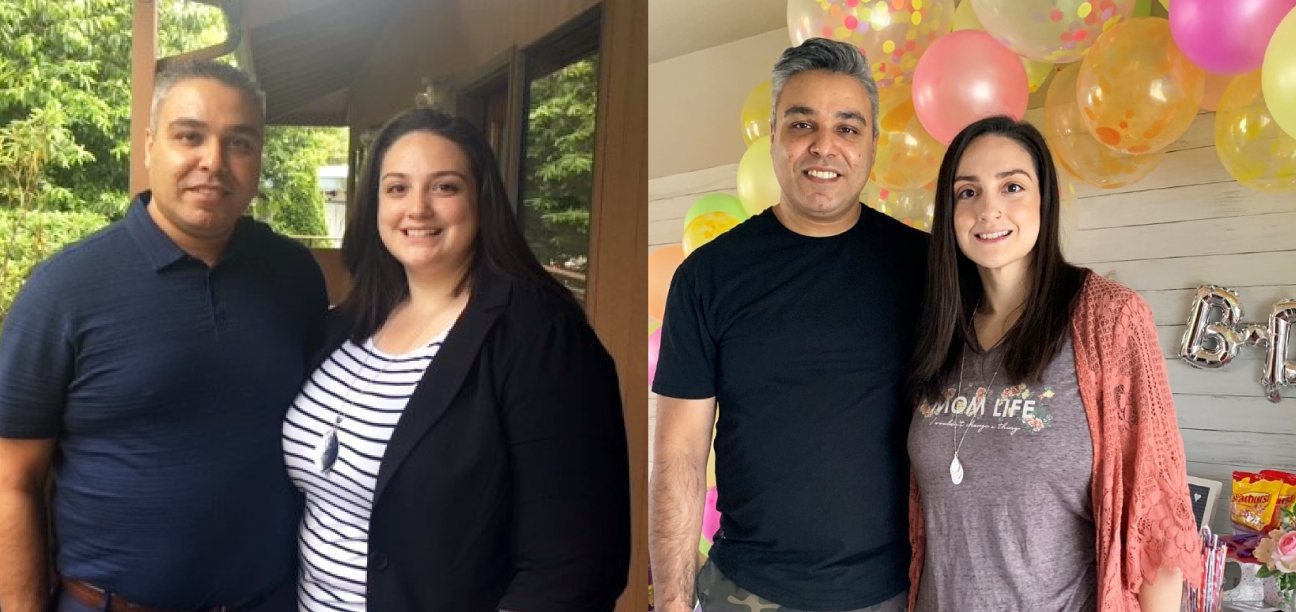 Felicia Singh and her husband