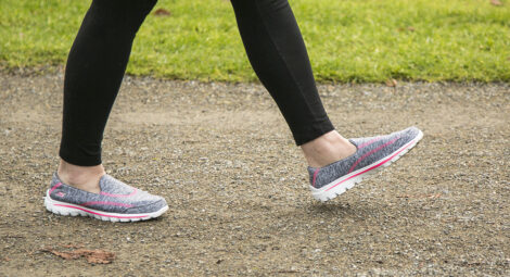 Feet walking