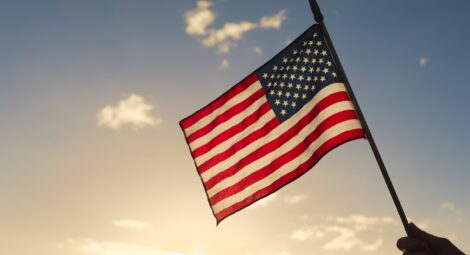 Photo of the American flag