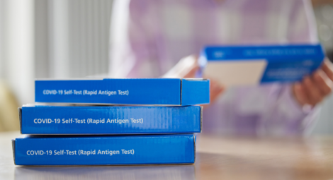 Stack of rapid tests