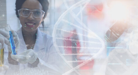Black woman scientist