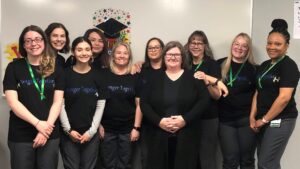 Group picture of a graduating Medical Assistant class