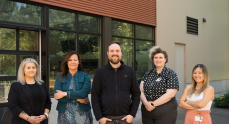 Group of five behavioral health care professionals.