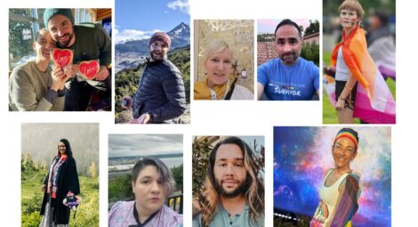 Collage of MultiCare employee portraits and selfies