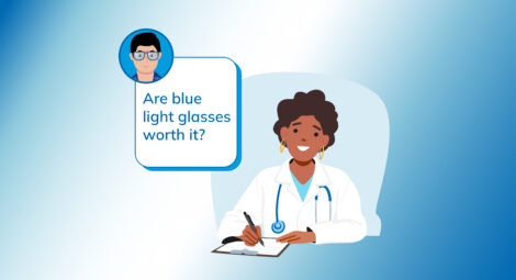 illustration of doctor responding to thought bubble question 