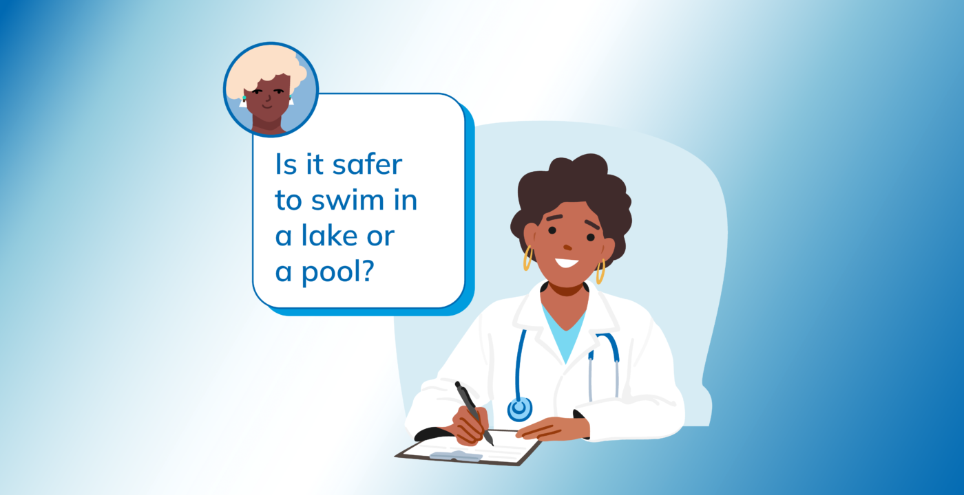 illustration of doctor with thought bubble question