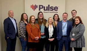Group of employees standing together 