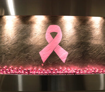Breast Cancer Awareness fountain