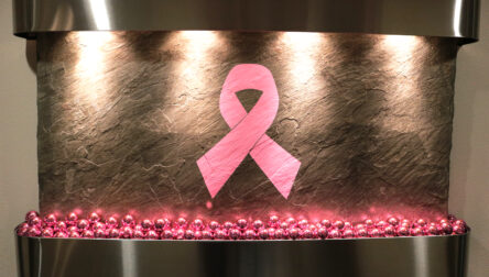 Breast Cancer Awareness fountain