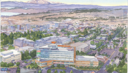 Rendering of the proposed Mary Bridge Children's Hospital