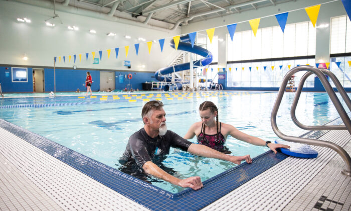 Rehab in a pool
