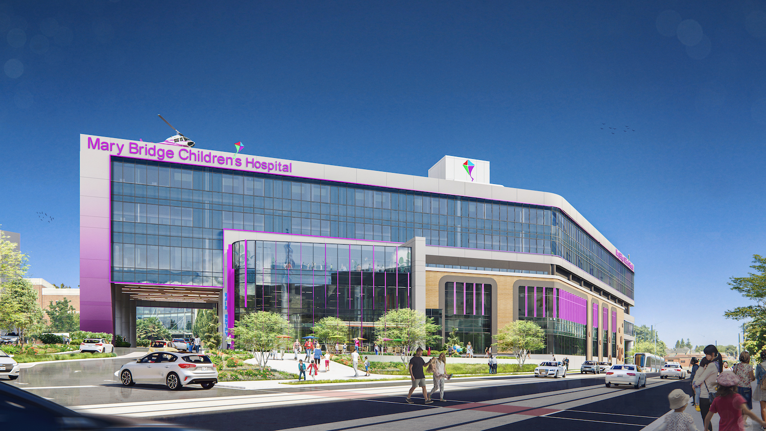 Rendering of new Mary Bridge Children's Hospital