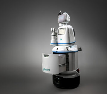 Image of Moxi the health care robot assistant