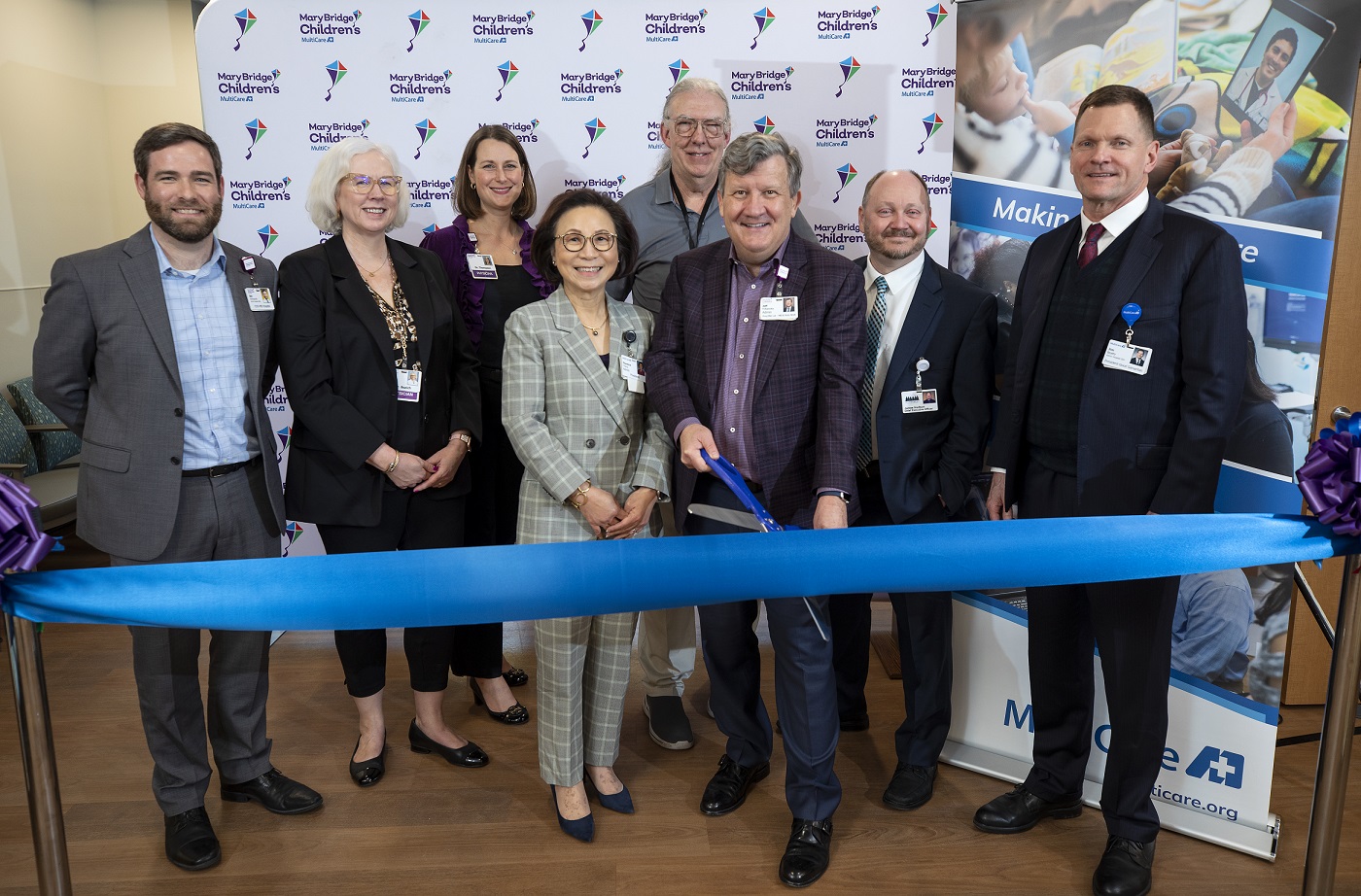 Ribbon Cutting event for the new Puyallup Medical Pavilion in Puyallup, Wash., on Tuesday, March 21, 2023.