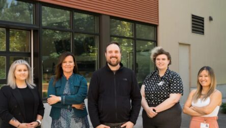 Behavioral health team poses for group photo