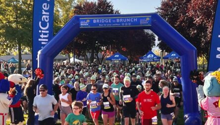 Starting line at 2022 Bridge to Brunch 5k