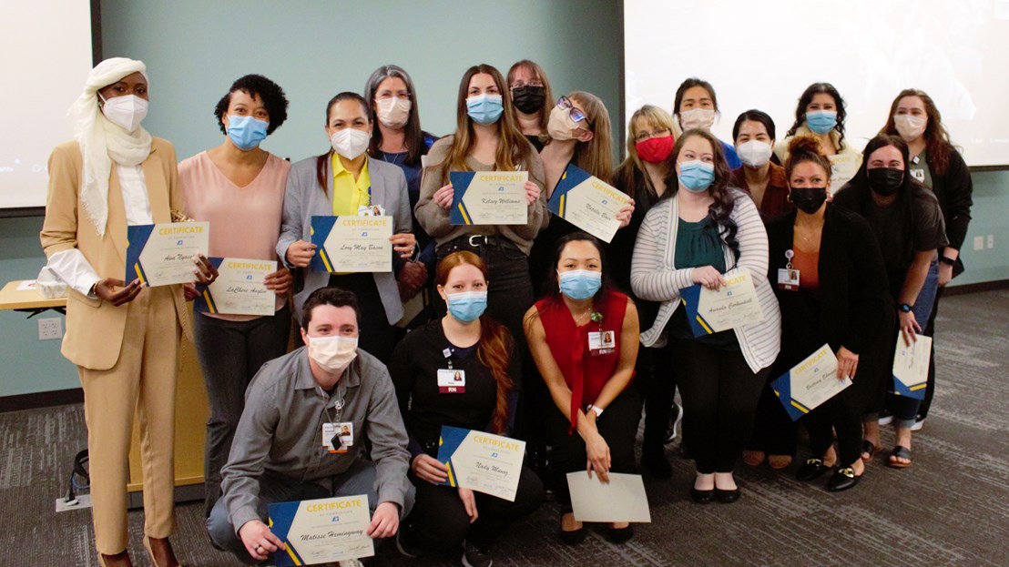 MultiCare Health System’s RN Transition to Practice Program graduating class