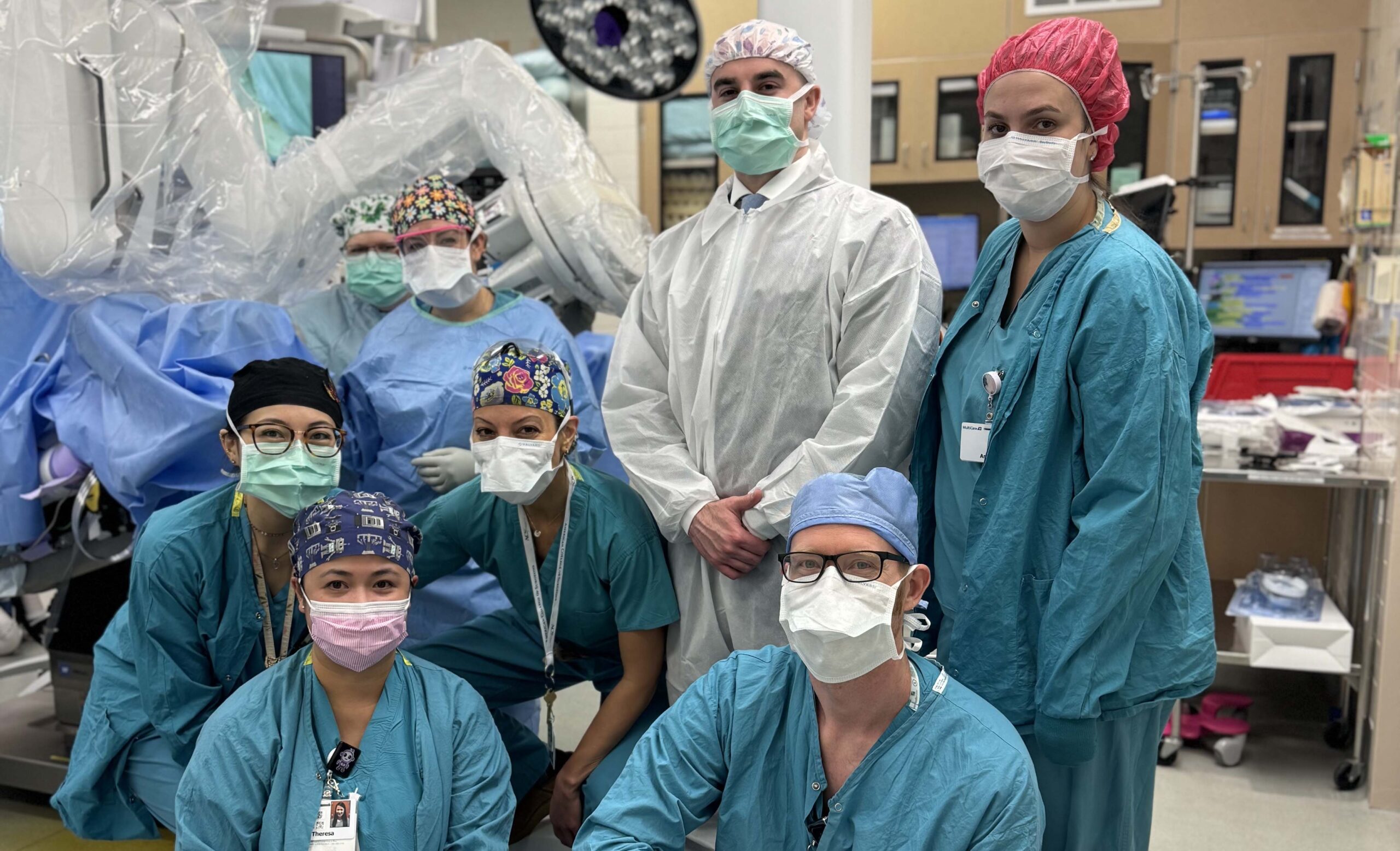 surgical team in the operating room