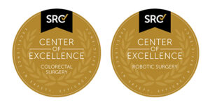 Center of Excellence Badges for Robotic Surgery and Colorectal surgery
