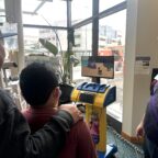 Young patient plays Pokemon on Starlight gaming console at Mary Bridge Children's